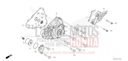 COUVERCLE DE CULASSE CRF450RWES de 2025